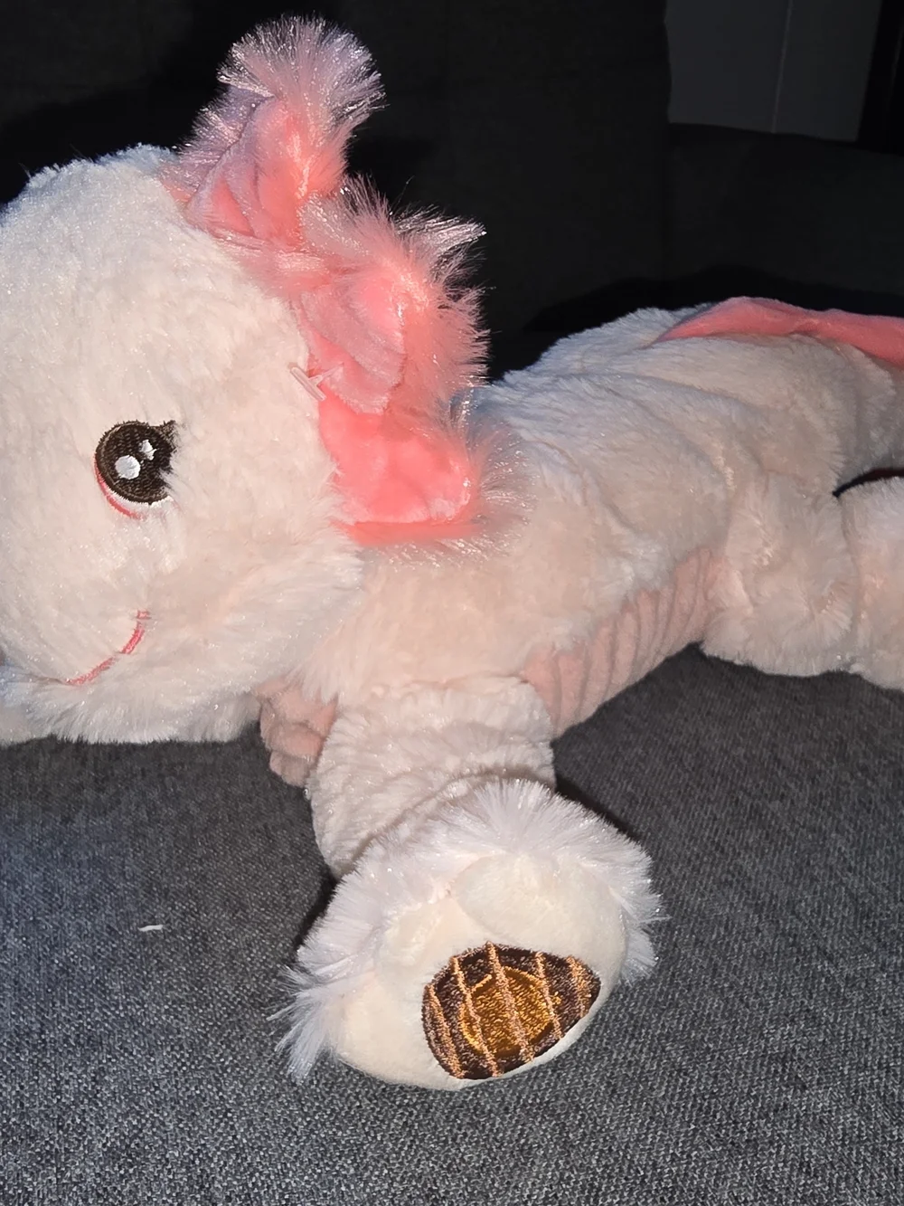 Plush Pink Axolotl Stuffed Animal - Soft Pet Toy